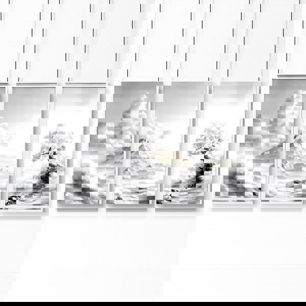 Modern Living Room Wall Decor | Set of 3 Asian Inspired Wall art Prints