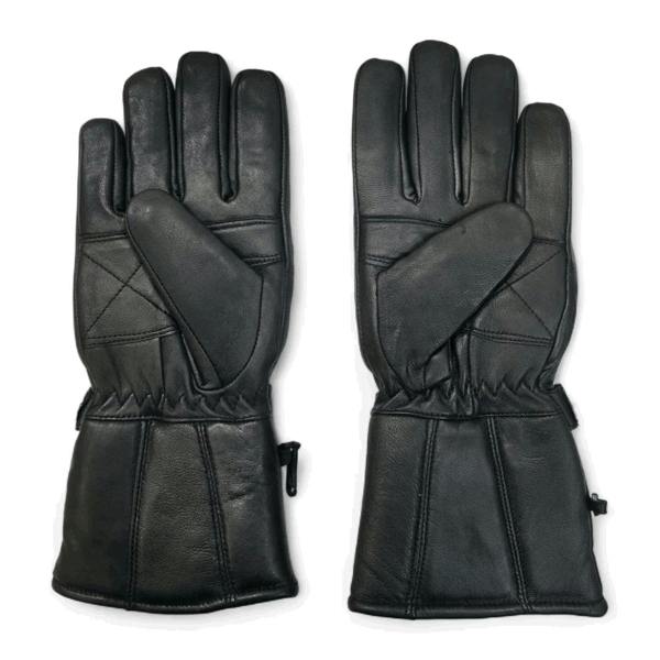 Infinity Leather Men’s Cowhide Leather Thermal Insulation Motorcycle Gloves