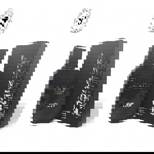 Vitesse Paris Chase Black 100ml EDP bottle and package on white background