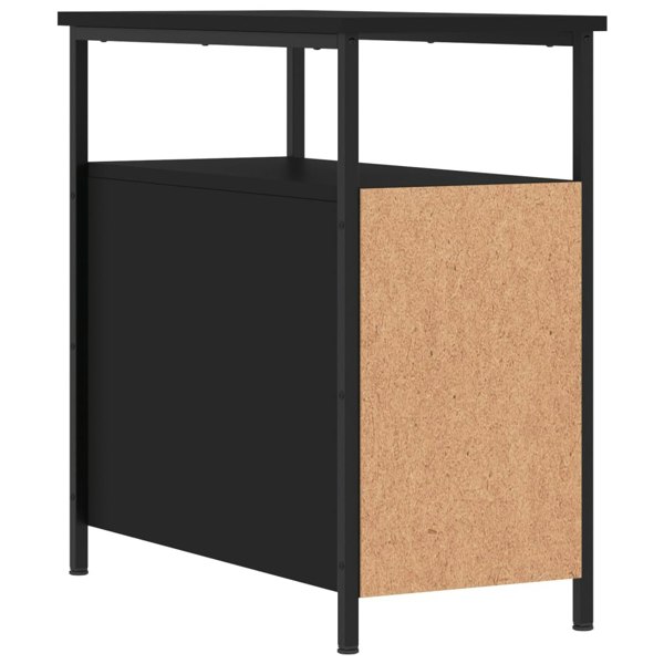 Berkfield Bedside Cabinets 2 pcs Black 30x60x60 cm Engineered Wood