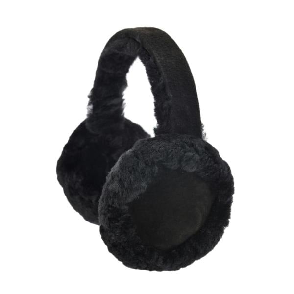 Eastern Counties Leather Womens Luxury Sheepskin Earmuffs - Black