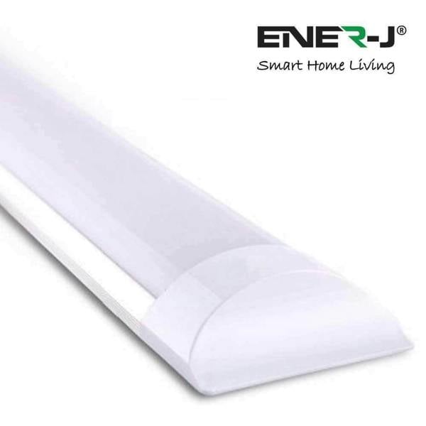 36W LED Prismatic Batten Fitting, 120cms, 6500K (Pack of 2 units) - ENER-J Smart Home