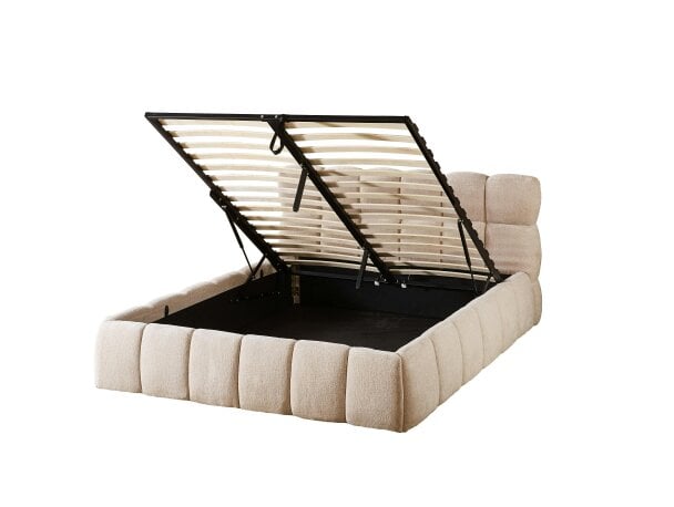 Outdoor Living The Maya Upholstered Soft Plush Ottoman Bed Frame