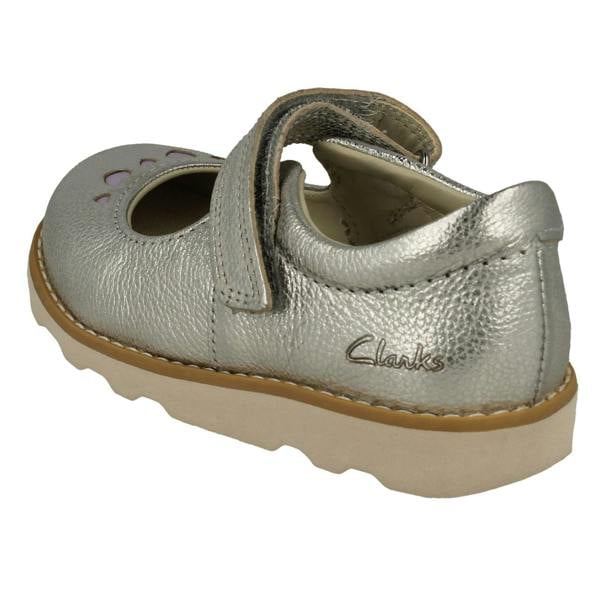 Clarks Girls Clarks  Heart Detailed Mary Jane Style Shoes Crown Jane
