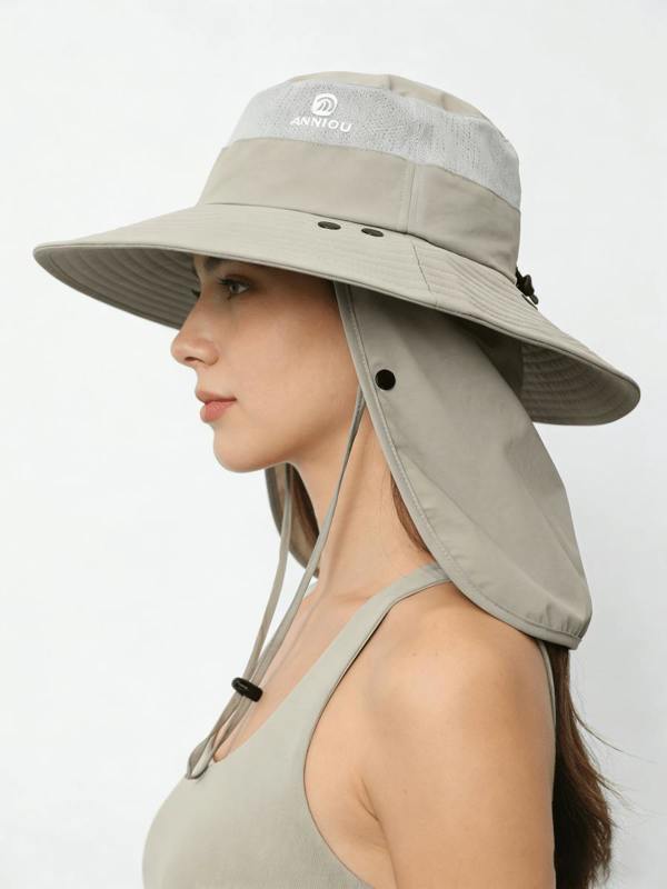 Anniou UPF 50+ Bucket Hat with Face & Neck Cover
