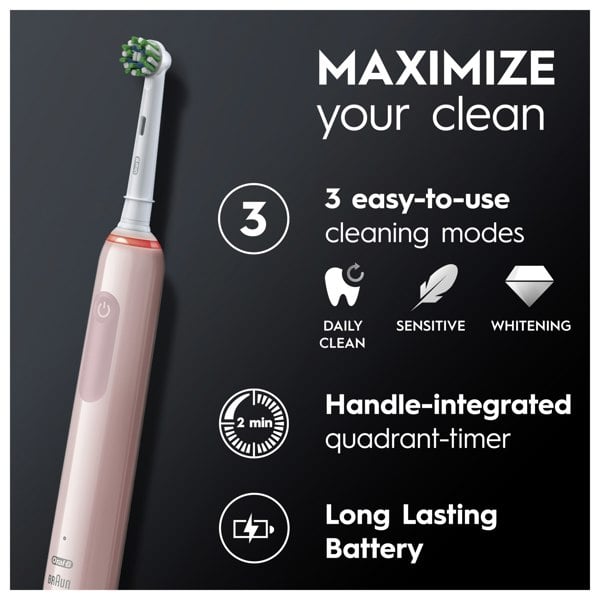 Oral-B Pro Series 3 Electric Toothbrush - Pink