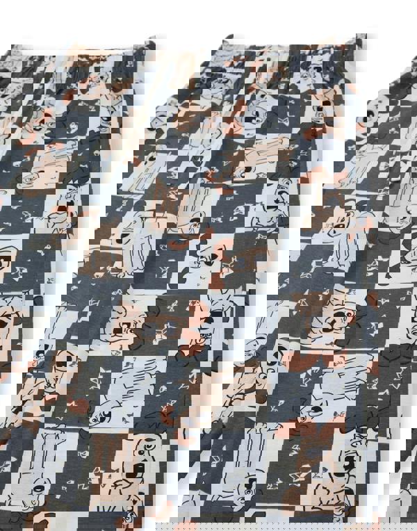 Wallace And Gromit Womens Off-White Tea Time Short Sleeve Long Leg Pyjama Set