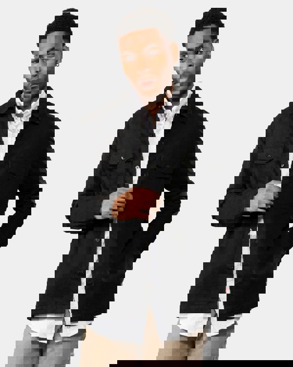 HUGO HUGO Enalu Mens Cotton Gabardine Overshirt