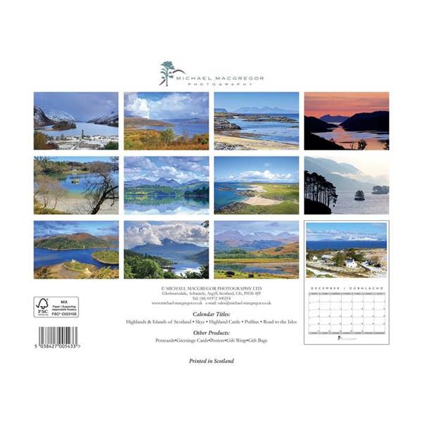 Michael MacGregor, Road to the Isles Calendar 2027, Wall Calendars, Month To View, Travel, Gift