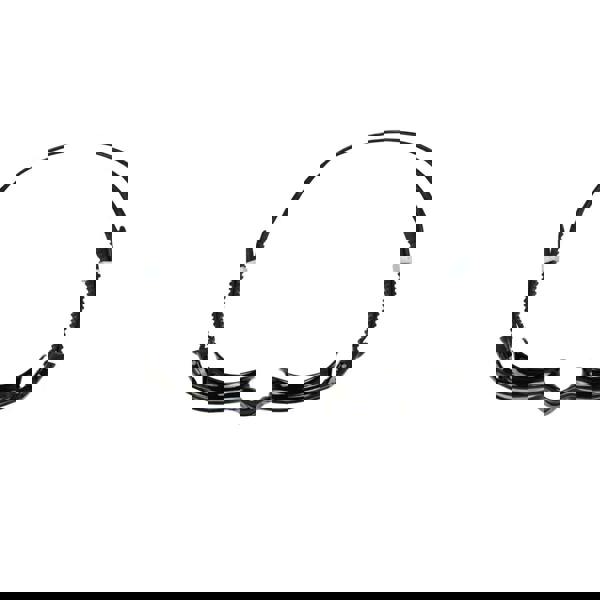 Black silicone swim cap with Zoggs Spectra swim goggles ear openings