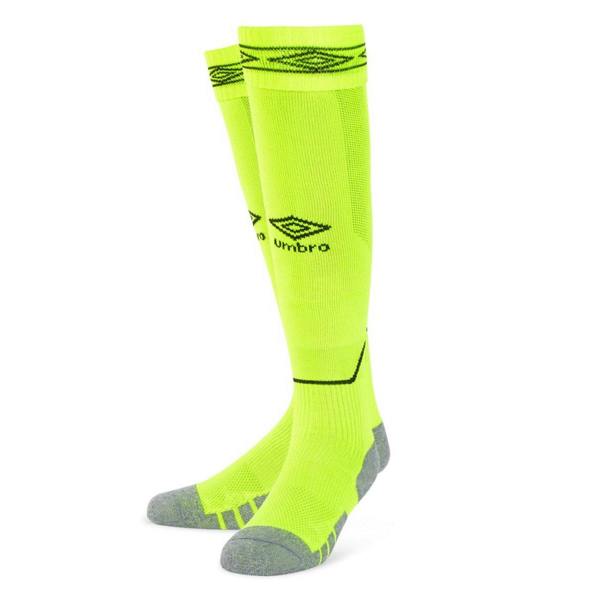 Umbro Diamond Football Socks - Safety Yellow/Carbon - 