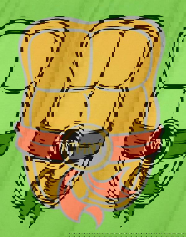 Teenage Mutant Ninja Turtles Boys Green Center & Back Print Long Sleeve Long Leg Pyjama Set