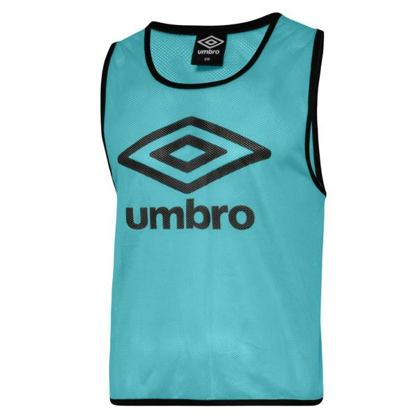 Umbro Unisex Adult Training Bib - Aqua/Black - 