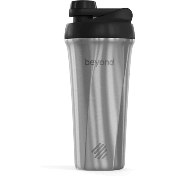 Beyond Shakers Brushed Steel & Black Twist