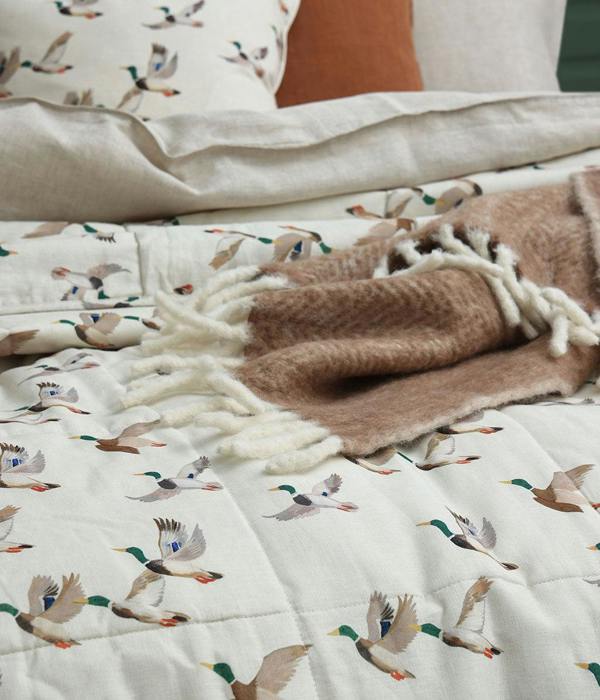 M.M Linen Mallard Quilt