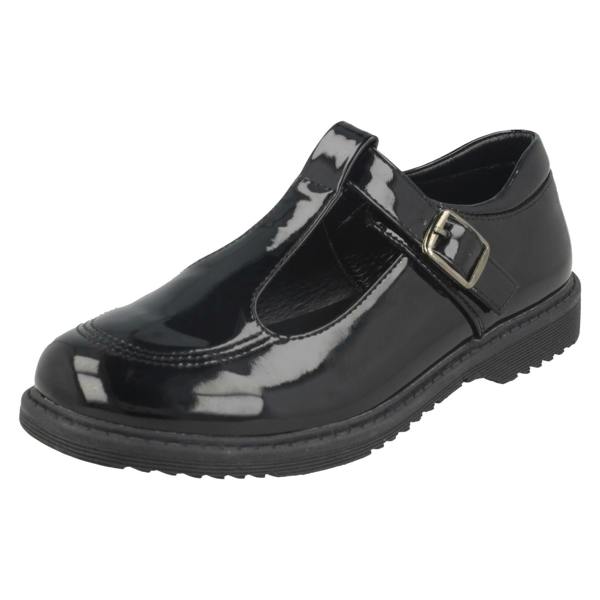 Cool For School Girls Cool For School T-Bar Buckle School Shoes H2433