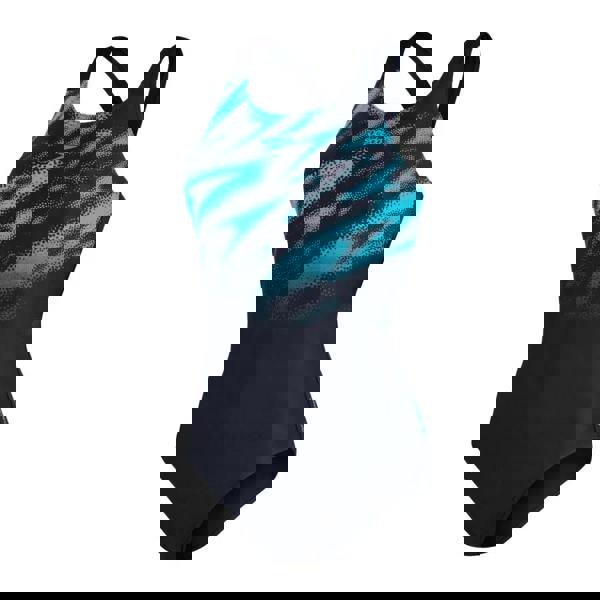 Navy blue Speedo Hyperboom Placement Muscleback one-piece swimsuit