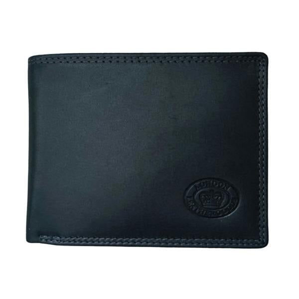London Leathergoods RFID Leather Wallet with Coin Pocket