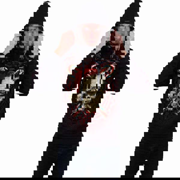 Spiral Direct CANDY CANE SANTA - Hoody Black