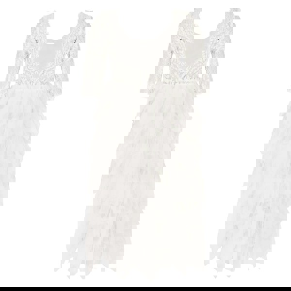 Bohemian Spirit Dress - Ice White - UK Flower Girl Boutique