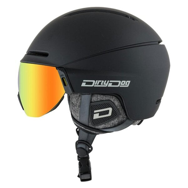 Dirty Dog RAPTOR - Matte Black/Red Mirror