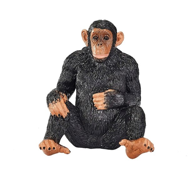 Mojo Fun Chimpanzee Wildlife Toy Figure 6.5 cm Height Approx - 387265