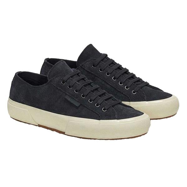 Superga Unisex Adult OG Flesh Out Suede Trainers - Navy/Off White