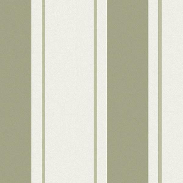 Sophie Allport Oundle Stripe Mossbank Green Wallpaper