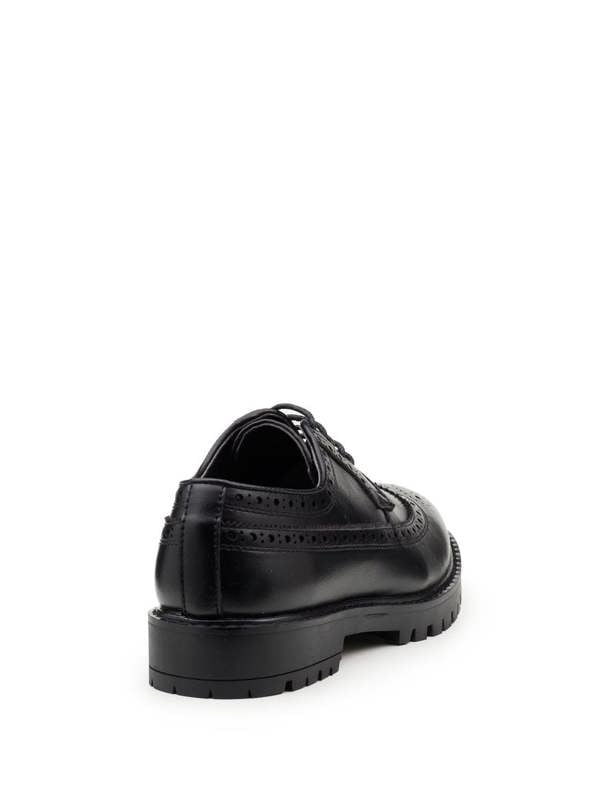 Roco Boys black chunky  brogues - Leyton