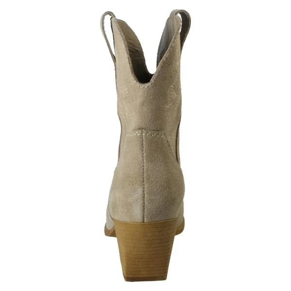 Spot On Ladies Spot On Leather Slip On Cowboy Boots F51248