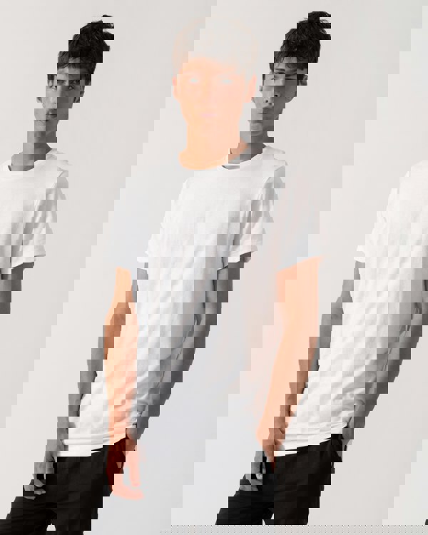 Calvin Klein Mens 3 Pack Mens Short Sleeve T Shirts - White/White/White