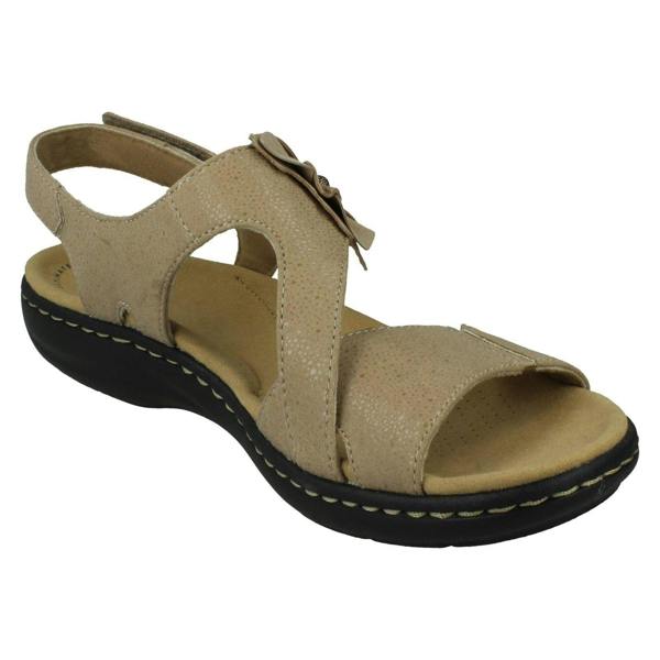 Clarks Ladies Clarks Slingback Sandals With Flower Detail Laurieann Bea