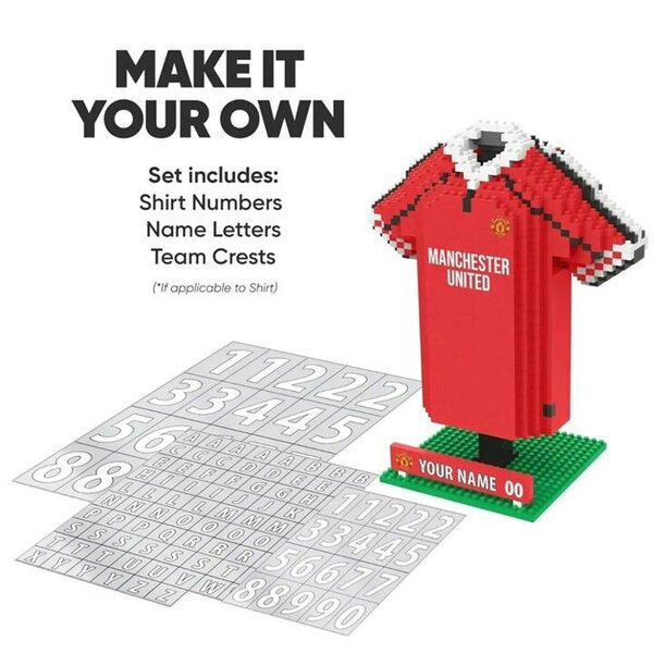 Manchester United FC BRXLZ Personalised Shirt, BRXLZ, Sports, Gift
