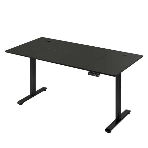 Levede Electric Standing Desk  Adjustable Height Workstation Metal Frame Black
