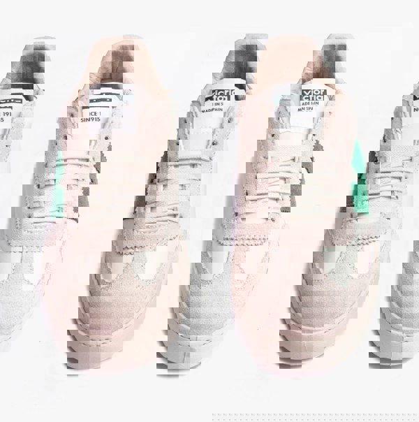 Victoria BERLIN FAUX LEATHER & SPLIT Womens Trainers Verde