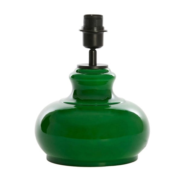 Verde Glass Table Lamp - Emerald Green