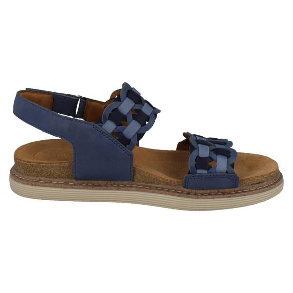 Clarks Ladies Clarks Woven Sandals Arwell Glide