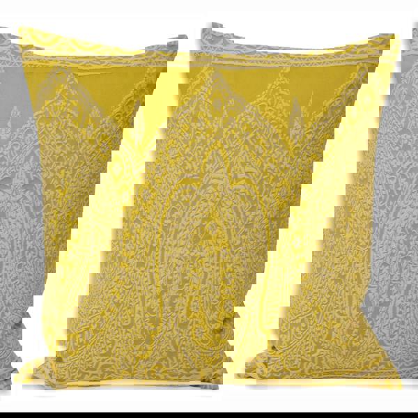 Riva Home Paisley Cushion Cover - Yellow