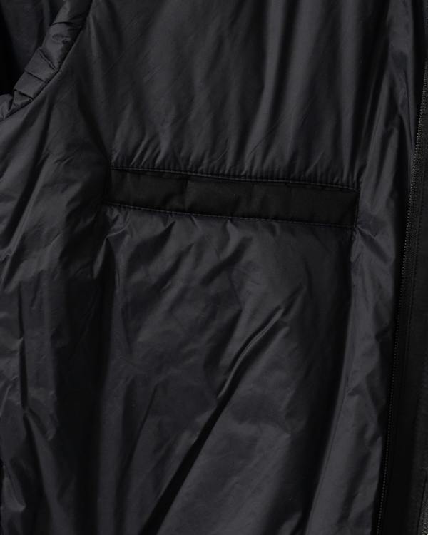 Inside on the gilet of the BOSS Orange Ojens 3-in-1 Bomber Jacket - Black 001