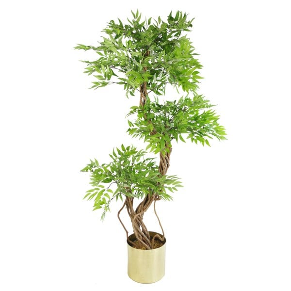 Leaf 140cm Realistic Artificial Japanese Fruticosa Tree Ficus Tree