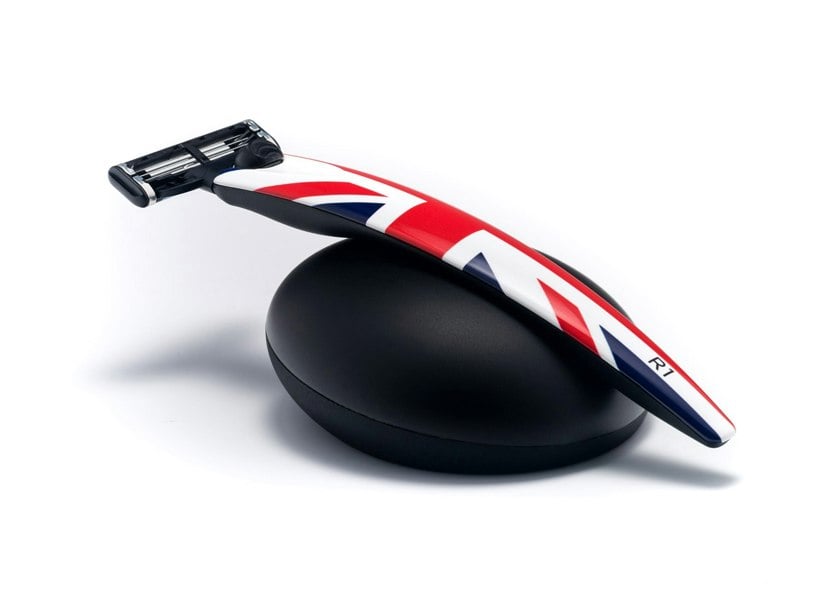Bolin Webb R1 Jack Shaving Set with Stand - Gillette Mach3 Razor