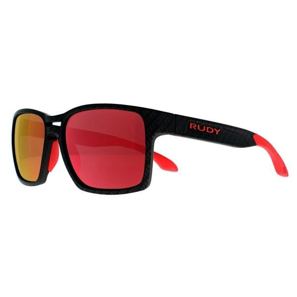 Rudy Project Sunglasses Spinair 57 SP573819 0000 Carbonium MLS Red