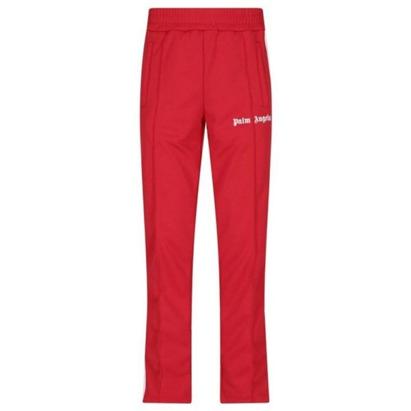 Palm Angels White Striped Classic Red Track Sweatpants S