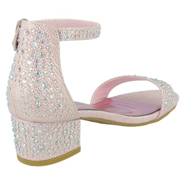 Spot On Girls Spot On Mid Block Heel Sandals H1112
