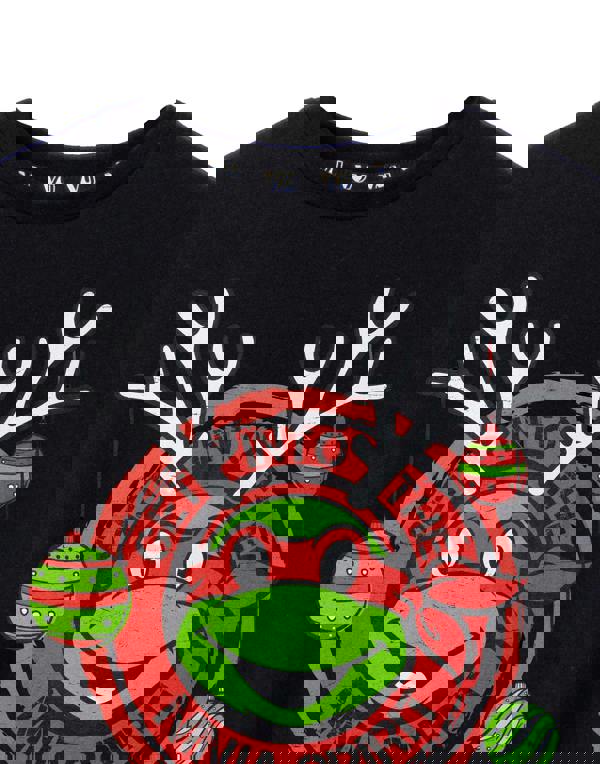 Teenage Mutant Ninja Turtles Boys Black Ninja Spirit Short Sleeved T-Shirt