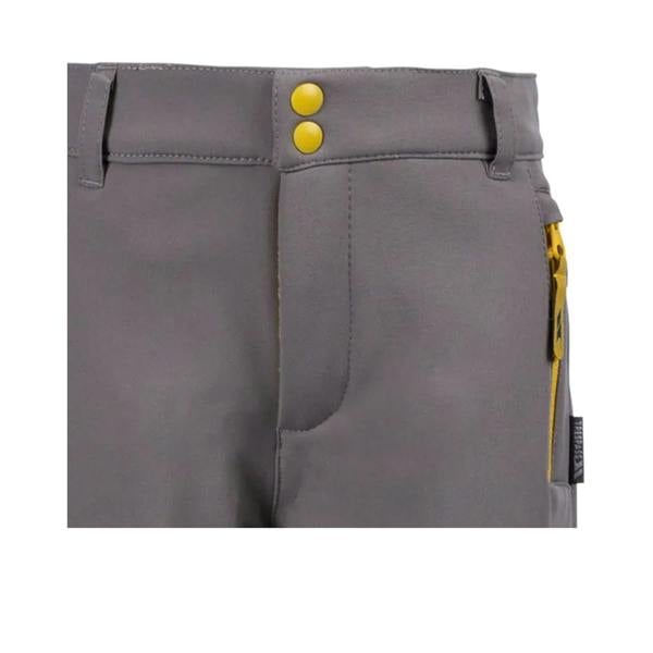 Trespass Childrens/Kids Hurry Hiking Trousers - Storm Grey/Yellow Sulphur - 