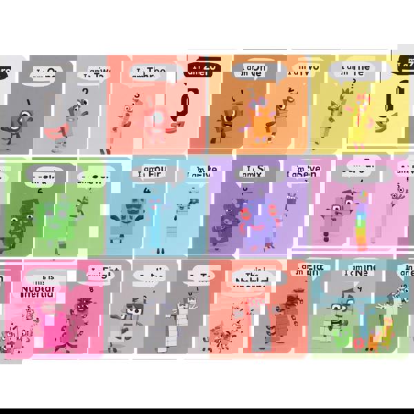 A Case of Numberblocks - 12 Mini Board Book Collection Carry Case, Ideal for Holidays and Early Learning and Preschool Ages!