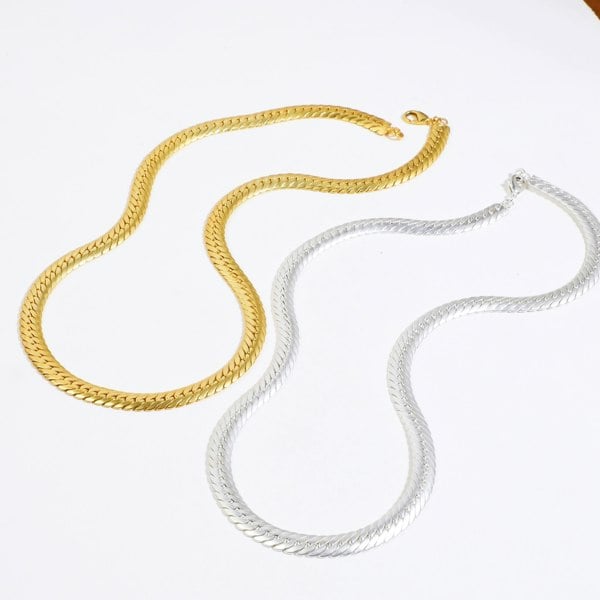 Snake Chain  Gold 22" 56 Cm - Lila Rasa