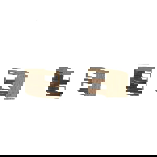 Destina Home Melitta Corner TV Stand with Shelving Unit