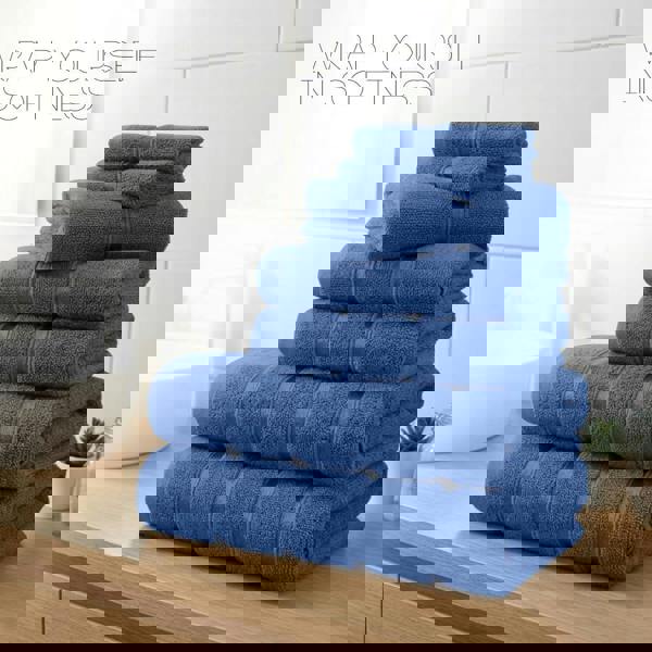 Smart Living Boston 8 PCS Towel Bale Set - Royal Blue